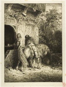 Der Reiter von Charles Emile Jacque