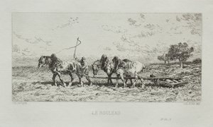 Der Roller von Charles Emile Jacque