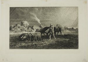 Der Sturm von Charles Emile Jacque