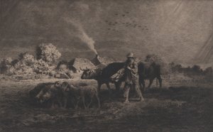 Der Sturm von Charles Emile Jacque