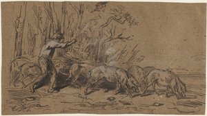 Die Trüffelsammler, ca. 1849