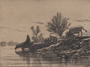 Das Wasserloch, 1848