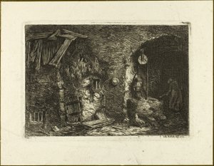 Der Brunnen von Charles Emile Jacque