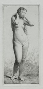 Junge Frau beim Baden