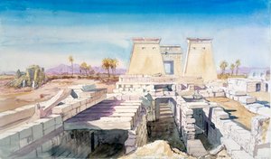 Karnak, Ägypten, 1863