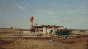 Nordafrikanische Landschaft, 1857