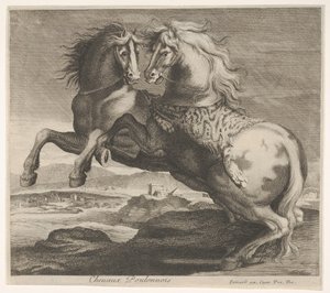 Chevaux Poulonnois von Charles Errard le fils