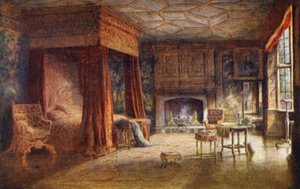 Knole House: Spangled Schlafzimmer von Charles Essenhigh Corke