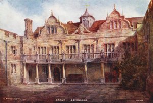 Knole House: Stone Court von Charles Essenhigh Corke