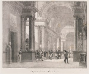Empfang der Gelehrten, frühes 19. Jahrhundert von Charles Etienne Pierre Motte