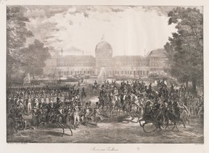 Parade der Tuilerien, frühes 19. Jahrhundert von Charles Etienne Pierre Motte