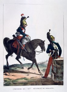 Uniform des 12. Dragonerregiments, Frankreich