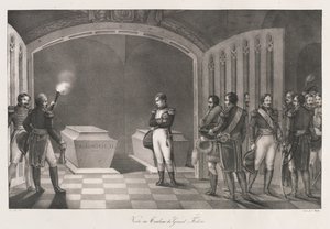 Besuch am Grab von Friedrich dem Großen, frühes 19. Jahrhundert