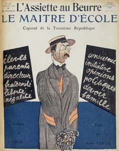 Der Schulmeister, Korporal der Dritten Republik, Illustration von Charles Gir (1883 - 1941) - in „L