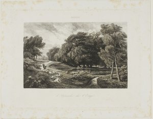 Nahender Sturm von Charles Francois Daubigny