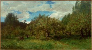 Französischer Obstgarten zur Erntezeit