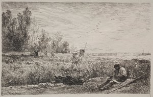 Heuernte von Charles Francois Daubigny
