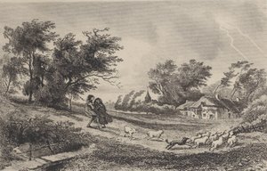 Der Sturm, 1842 von Charles Francois Daubigny