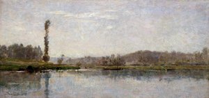 Morgen an der Oise, Auvers von Charles Francois Daubigny