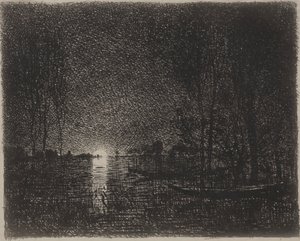 Nachtstück, Originaldruck 1862, gedruckt 1921