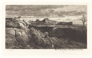 Ruinen des Schlosses von Cremieux