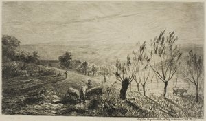 Sonnenaufgang von Charles Francois Daubigny
