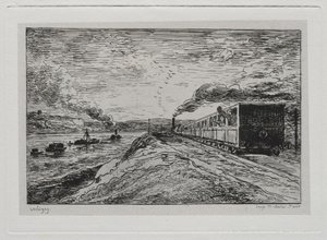 Die Bootsfahrt: Die Abfahrt Die Rückkehr, 1861 von Charles Francois Daubigny