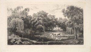 Der Hirschteich von Charles Francois Daubigny