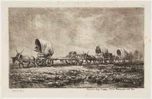 "Die Wagen" (Delteil 76) von Charles Francois Daubigny
