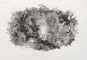 Der Wintergarten, 1842-1843 von Charles Francois Daubigny