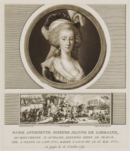 Marie Antoinette Josephe Jean de Lorraine von Charles Francois Gabriel Levachez