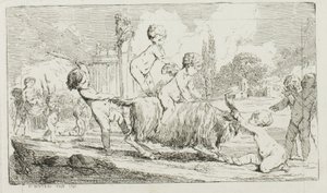 Kinder spielen von Charles Francois Hutin