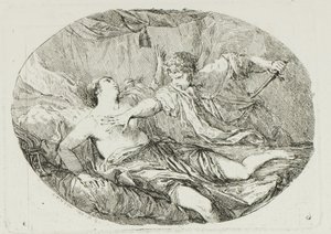 Tarquin und Lucretia von Charles Francois Hutin
