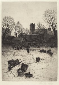 Unbetitelt Gartenszene, 1893 von Charles Frederick William Mielatz