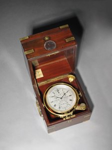 Ein viktorianischer Marinechronometer für zwei Tage mit Hartnup-Balance, ca. 1870