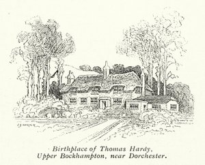 Geburtsort von Thomas Hardy, Upper Bockhampton, in der Nähe von Dorchester von Charles George Harper