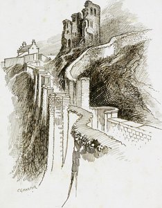 Scarborough Castle, North Yorkshire, 1892-1933 von Charles George Harper