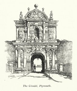 Die Zitadelle, Plymouth von Charles George Harper