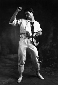 Vaslav Nijinsky im Ballett Jeux von Claude Debussy