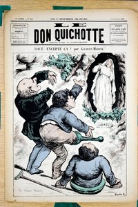 Cover von „Le Don Quixote“, Nummer 324, Satirisch in Farben von Charles Gilbert Martin