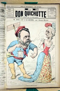 Titelblatt von Le Don Quixote, Nummer 804, Satirique en Couleurs von Charles Gilbert Martin