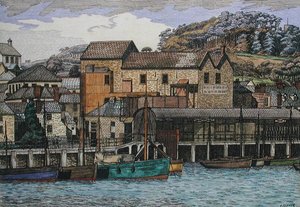 Der Hafen, Boscastle, Cornwall von Charles Ginner