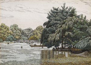 Die Serpentine, Hyde Park von Charles Ginner