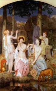 Minerva und die Grazien von Charles Gleyre