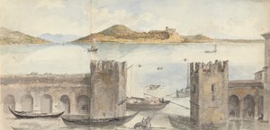 Hafen von Arona von Charles Gore