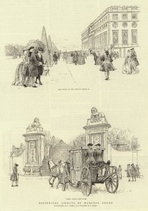 Historische Aspekte von Hampton Court von Charles Green