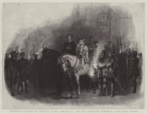 Historische Aspekte von Hampton Court, Edward VI und der Protektor Somerset, Der Nachtalarm