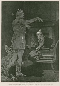 Illustration für Eine Weihnachtsgeschichte von Charles Dickens von Charles Green