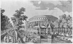Ranelagh im Jahr 1752, nach Canaletto, um 1750, 1904