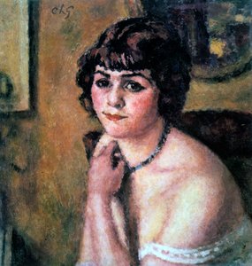 Kopf eines jungen Mädchens, 1909 von Charles Guerin